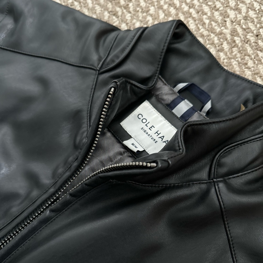 Cole Haan Men Leather Jacket